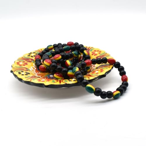Multicolor Bob Marley, Rastafari, Hippie and Jamaican Men's and Women's Bracelet3