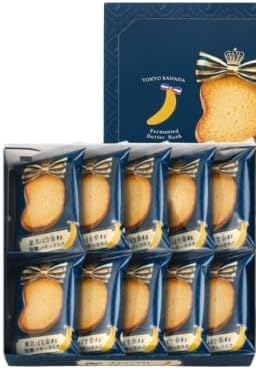 Amazon.co.jp: 東京土産 東京ばな奈 発酵バターラスク1箱12枚入 袋付き