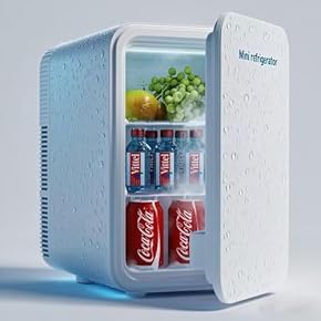 ミニ冷蔵庫 10L 　0~65℃ 冷温庫 屋内車載両用 静音 AC/DC給電 Amazon | 【Amazon 限定ブランド】小型冷蔵庫 ミニ冷蔵庫 冷温庫