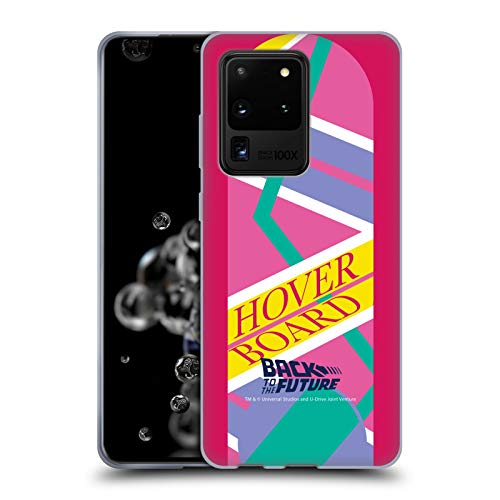 Offizielle Back to The Future Hoverboard 2 I Zusammengestellte Kunst Soft Gel Handyhülle Hülle Huelle kompatibel mit Samsung Galaxy