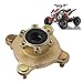 Brake Wheel Hub, 4 Stud Brake Wheel Hub Front Disc Steel Alloy Wheel Hub for Go Kart ATV 4