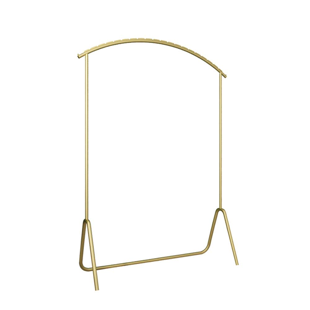 Kleiderstange im nordischen Stil Kleiderstange Stehender Kleiderständer Metall Kleiderstange Flur/Eingangsbereich Kleiderbügelständer, 3 Größen, Gold (Size : 120×40×150cm)