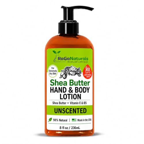 RaGaNaturals Unscented Shea Butter Lotion