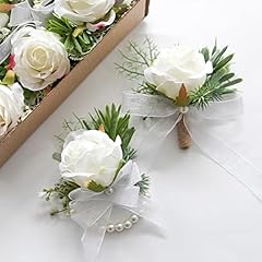3 Boutonniere & 3 Wrist Corsage