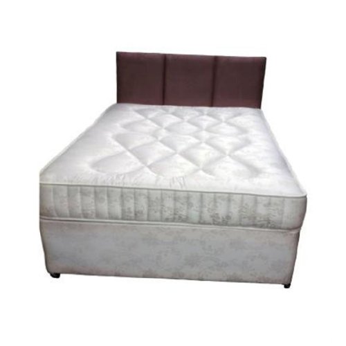 Hf4you 2Ft 6" Small Single Firm Ortho Damask Divan Bed 12.5G Spring Open Coil Mattress - No Storage