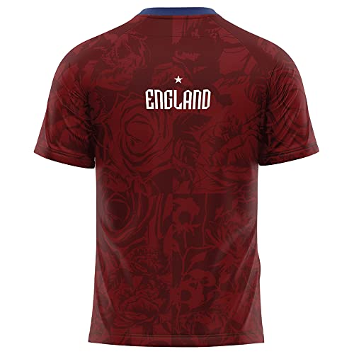 Camiseta Filtro UV Inglaterra Copa Torcedor Retrô Away