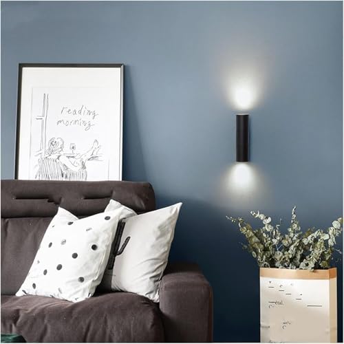OOMRNV Lámpara Led Moderna para Pasillo, Dormitorio, Diseño Elegante Y Minimalista, Aplique De Interior con Candelabro De Techo Compatible con Iluminación De Mesill,Short-Black