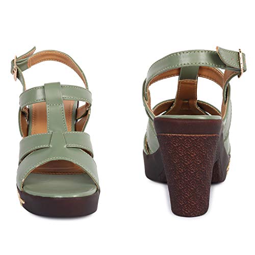 Image of Longwalk Women's & Girls' Fashion Sandal Comfortable Heel Party Wedge Sandals
