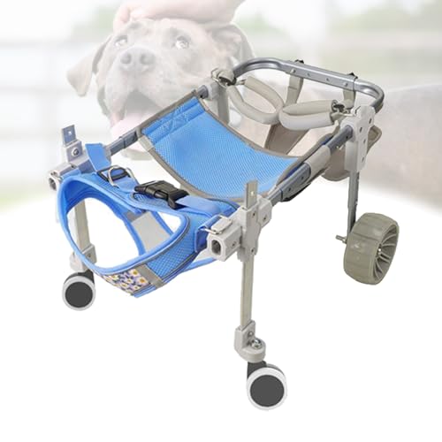 Fauteuil roulant réglable pour chiens déambulateur léger 2 ou 4 roues
