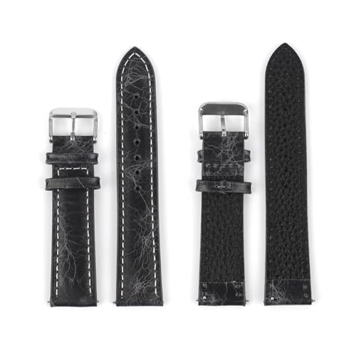Correa de reloj de cuero resistente SiChouwz con hebilla de acero reforzada 4