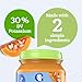 Gerber Stage 1 Baby Food, Organic Butternut Squash Jar, Baby Puree, Non-GMO, Vegetable, Puree Jars Glass, 10-pack