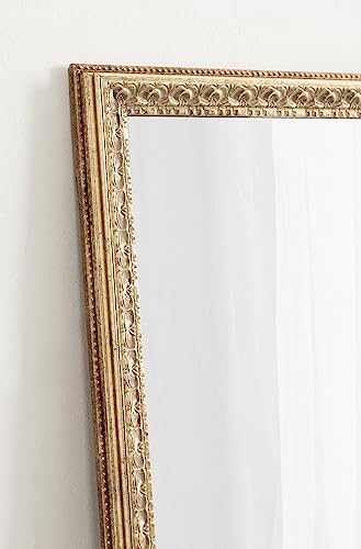 Kate And Laurel 225641 Johann Traditional Rectangular Ornate Wall Mirror thumb #4