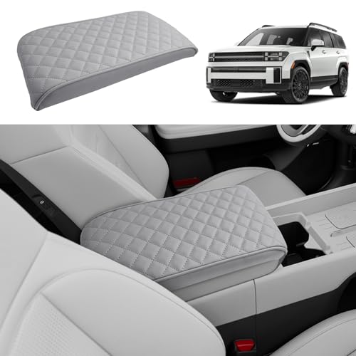 Image of CDEFG for 2024 2025 2026 Hyundai Santa Fe Center Console Cover Compatible with 2024-2026 Hyundai Santa Fe MX5 Accessories Armrest Cover Middle Console Pad(Require Armrest Lid Removal)