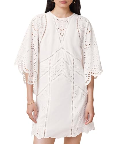 AllSaints Women's Dress Luci Dress Snow White 4