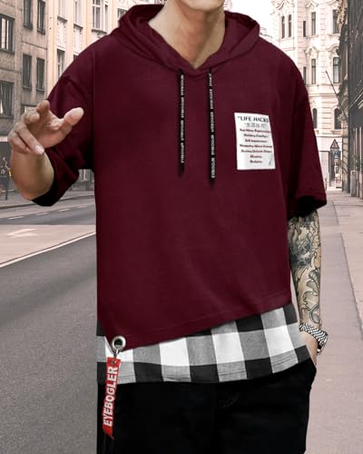 Image of Noble Monk Men's Round Neck Half Sleeve Oversized Printed Tshirt