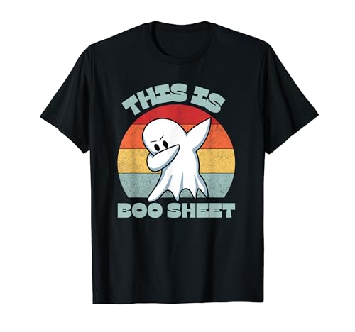 This is Boo Sheet Funny Ghost Halloween Costume Uomo Donna Maglietta