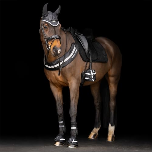 Imperial Riding IRH Luminous, Gorro Reflectivo con Preparación para LED, Negro, Full miniatura 4