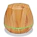 Produktbild TX Ultraschall Luftbefeuchter Holzmaserung Mit Farben Led Licht Aroma Diffuser DüFte Humidifier FüR Yoga Kinderzimmer Hotel Diffusor,Brass