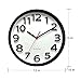 DreamSky 13 Inches Large Wall Clock, Non-Ticking Silent Quartz Decorative Clocks, Battery Operated, Round Retro Indoor Kitchen Bedroom Living Room Wall Clocks, Big 3D Number Display