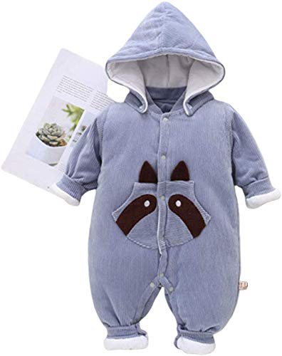 Vêtements de bébé contre le froid combinaison en velours côtelé isolante