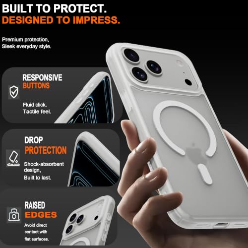 Image of MagSafe Case for iPhone 17 Pro Max / 18 Pro Max, Frosted White