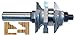 Magnate 9009B One Piece Stile and Rail Router Bit - Cove & Bead Profile; 1-1/8" Cutting Height