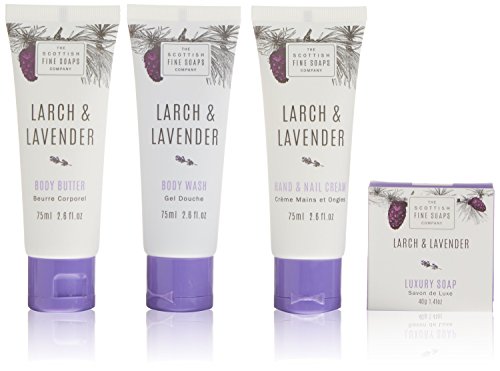 Preisvergleich Produktbild Scottish Fine Soaps Geschenkset"Larch & Lavender" 4-teilig
