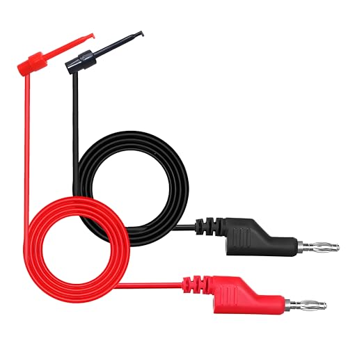 Câbles de démarrage en silicone 16 AWG avec fiches banane 4 mm pour laboratoire
