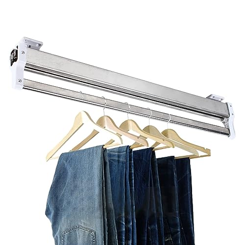 Tringle à vêtements réglable pour résoudre le manque de place dans les placards encombrés