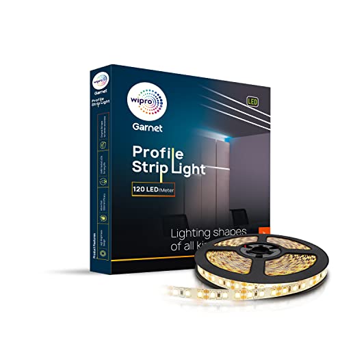 wipro Plastic Garnet 50W LED Profile Strip for Home Decoration|Wa...