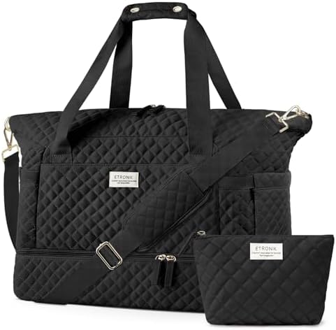 ETRONIK Travel Bag, Weekender Bags for Women, Personal Item Trave...