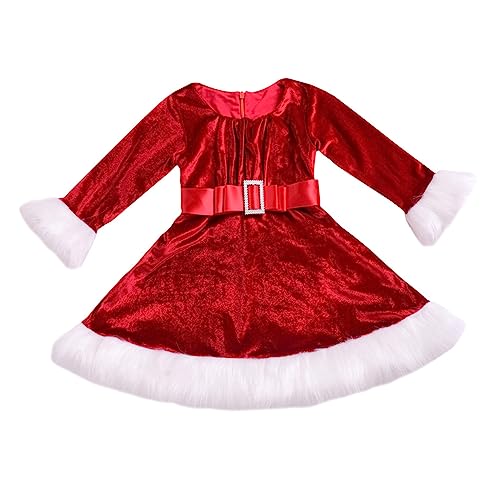 Vestido de Navidad para niña traje de fiesta bordado infantil
