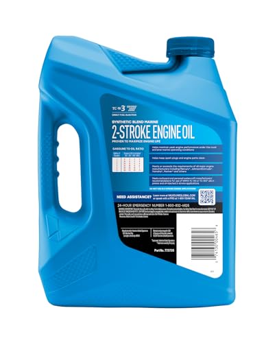 Image of Valvoline 2-Cycle Marine TCW-3 Motor Oil 1 GA, Case of 3