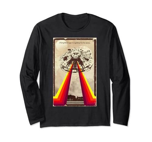 Star Wars Falcon Millenium t-shirt manches longues imprimé couverture VHS