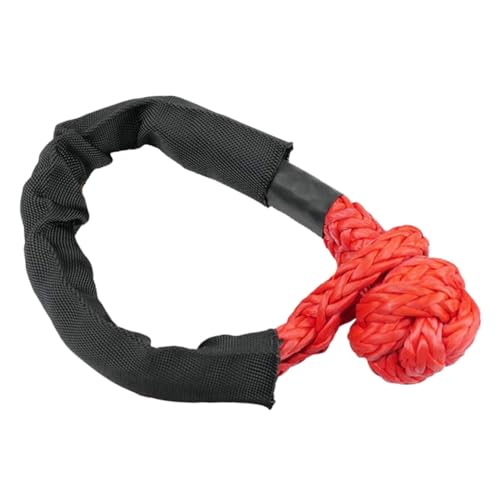 Manille souple de treuil rouge kit de récupération véhicule tout usage