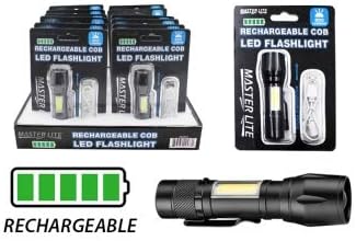 MINI Rechargeable COB LED Flashlight - 08-2577