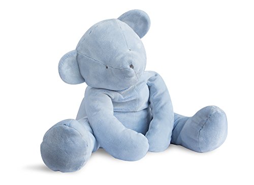 Ours en peluche Doudou et Compagnie bleu 70 cm grand doudou naissance DC3181
