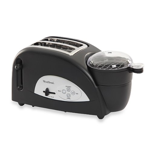 West Bend TEM4500W Egg & Muffin Toaster, 4-Slice