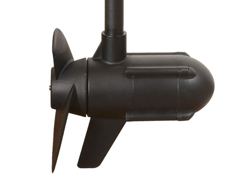 Haswing Protruar 1.0 / 600W 12V - Elektrischer Outboardmotor, Transom-Montage, Aluminium-Schaft, 360° schwenkbare Schraube, stufenlos verstellbare Geschwindigkeit