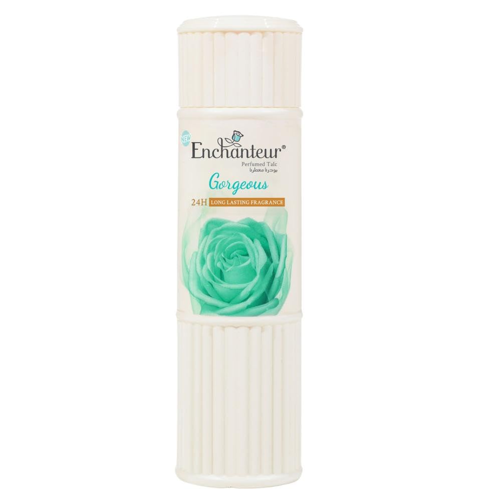 EnchantEUr Gorgeous Talc, Fragrance Powder, 125g