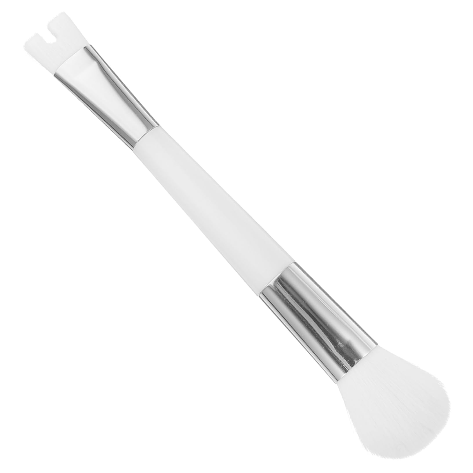 PACKOVE Dual Ended Makeup Brush for Blush Highlighter Concealer Portable Shaped Powder Brush for Application Versatile Makeup Tool for Nose Shadow Face Contour