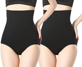 Control Panties Seamless Tummy Control Compression Underwear Women 2PACK
