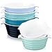 Auflaufform porzellan, LOVECASA mini Backform Kuchenform, 6-teilige mini Soufflé Förmchen Ofenformen für Crème Brûlée Dessert Souffle, rund, 190ML