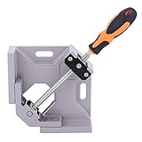 Abrazaderas de Angulo Recto para Esquina de 90 Grados: Puede usarse para trabajar la madera y soldar en ángulo recto. Herramienta de carpintería práctica para la fabricación de muebles, sujeción en ángulo de marcos de cuadros, etc.