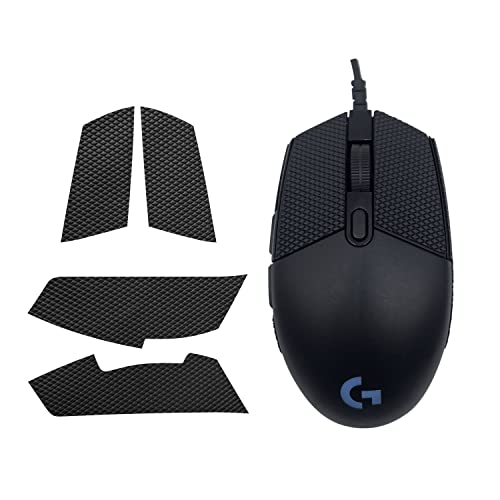 Accro Xtrem Mouse Anti-Slip Grip Tape, Grips Stickers For Logitech G203/305 Gaming Mouse, Elastics Refined Side Grips Sweat Resistant Pads/Anti Sweat Paste, Cut To Fit #TOP2