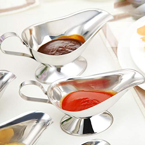Jasni Stainless Steel Gravy Boat Juice Bucket Roasting Sauce Dish - Image 4
