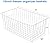 Nprohuge 16" Upright Freezer Organizer Baskets, Wire Storage Bins Large Bakset for Freezer, Pantry, Kitchen, Bathroom Organizing, White, Set of 6