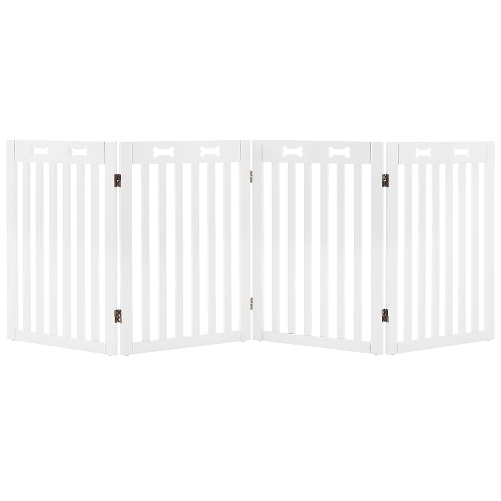 Unipaws 295H Free Standing Pet Gate For Dog Cat Baby