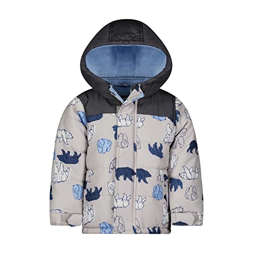 Image of Carter's Baby Boys' Toddler Water Resistant Two-piece Winter Snowsuit - Includes Snowsuit + Hooded, Fleece Lined Jacket