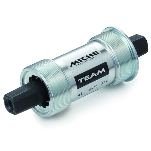 Lowrider Cotterless B.B. Axle Bottom Bracket Axle Square Nut Style 121.5mm Black.